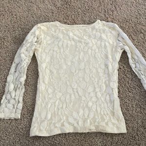 Off white long sleeve persnickety shirt